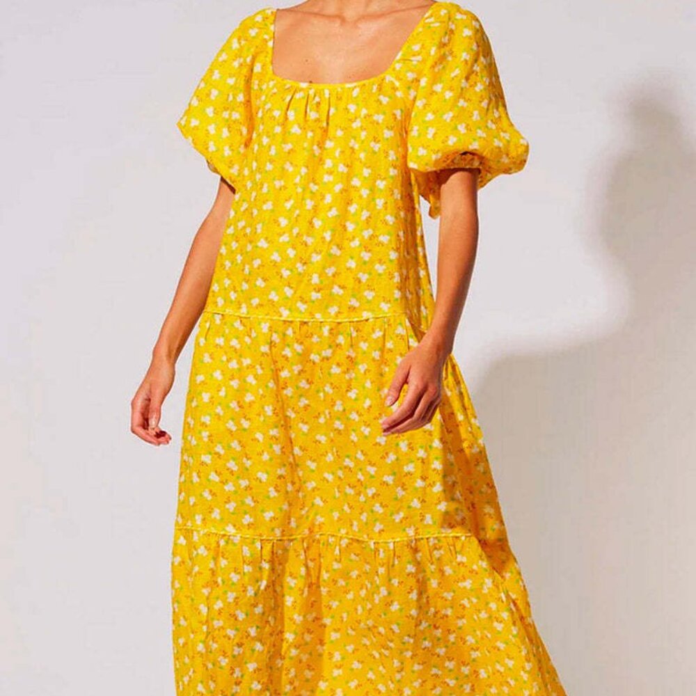 Solid and Striped The Peasant Dress in Ditsy Floral Oversized Women’s Size S